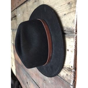 Brixton hat Messer Fedora leather band